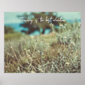 zomerdag aan de kust poster (Voorkant)