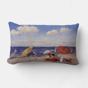 Zomerdag aan de Zee (Strandlandschap) Kussen