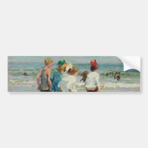 Zomerdag bij Brighton Beach (door E.H. Potthast)