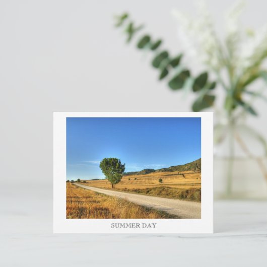 zomerdag briefkaart (Staand voorkant)