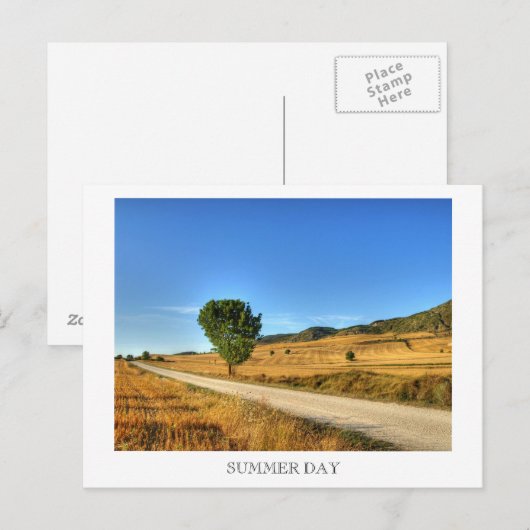 zomerdag briefkaart (Voorkant / Achterkant)