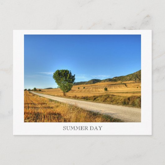 zomerdag briefkaart (Voorkant)