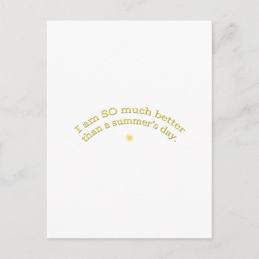 zomerdag briefkaart (Voorkant)