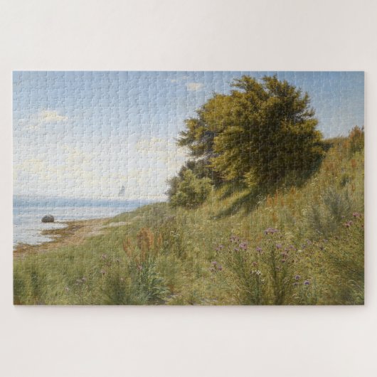 Zomerdag door het Zee (door Ludvig Kabell) Legpuzzel (Horizontaal)