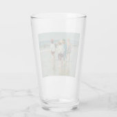 zomerdag in Brighton Beach (door E.H. Potthast) Glas (Achterkant)