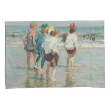 zomerdag in Brighton Beach (door E.H. Potthast)