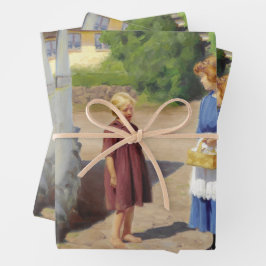 Zomerdag in Denemarken (door H.A. Brendekilde) Inpakpapier Vel