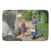 Zomerdag in Denemarken (moeder en dochter) Badmat (Voorkant)