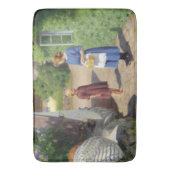 Zomerdag in Denemarken (moeder en dochter) Badmat (Voorkant Verticaal)