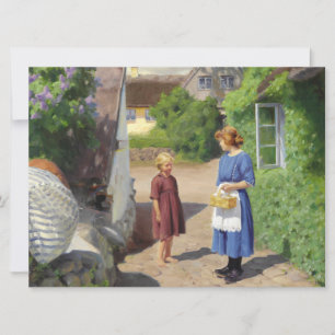 Zomerdag in Denemarken (moeder en dochter) Kaart