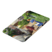 Zomerdag in Denemarken (moeder en dochter) Magneet (Linkerzijde)