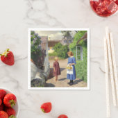 Zomerdag in Denemarken (moeder en dochter) Servet (Insitu)