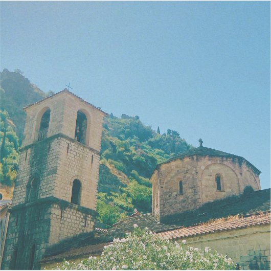 Zomerdag in Kotor - Montenegro Sticker (Voorkant)