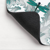 Zomerdag libellen Mousepad Muismat (Hoek)