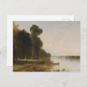 zomerdag op het Conesus-meer Briefkaart (Voorkant / Achterkant)