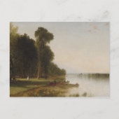 zomerdag op het Conesus-meer Briefkaart (Voorkant)