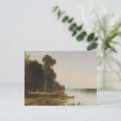 zomerdag op het Conesus-meer Briefkaart (Staand voorkant)