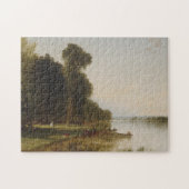zomerdag op het Conesus-meer Legpuzzel (Horizontaal)