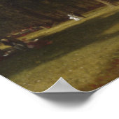 zomerdag op het Conesus-meer Poster (Hoek)