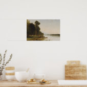 zomerdag op het Conesus-meer Poster (Keuken)