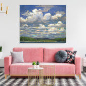 Zomerdag | Tom Thomson | Canvas Afdruk (Insitu (Woonkamer))