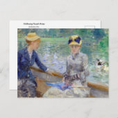 zomerdag van Berthe Morisot Briefkaart (Voorkant / Achterkant)