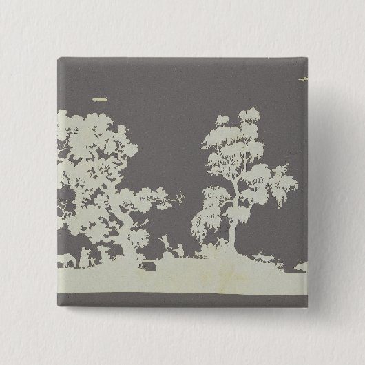 zomerdag vierkante button 5,1 cm (Voorkant)