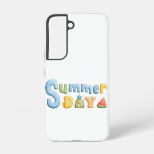 Zomerdag - Zomer Dag Viering Tekst Samsung Galaxy Hoesje