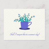 zomerdagbloemen briefkaart (Voorkant)