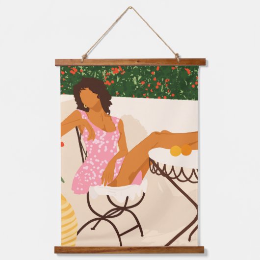 zomerdagdroom hangend wandkleed (Voorkant)