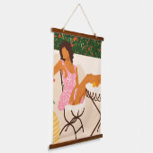 zomerdagdroom hangend wandkleed (Gebogen)