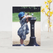 Zomerdagen - "Bijna lang genoeg" Kaart (Gele Bloem)