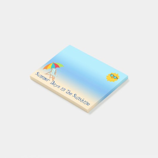 Zomerdagen in de zon Post-It Notes (Schuin)