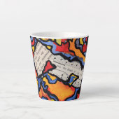 zomerdagen latte mok (Voorkant)