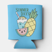 Zomerdagen, vers fruit en limonade blikjeskoeler (Achterkant)