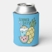 Zomerdagen, vers fruit en limonade blikjeskoeler (Blikje Achterkant)