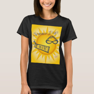 Zomerdagen Zonneschijn Navy Blue Tanktop