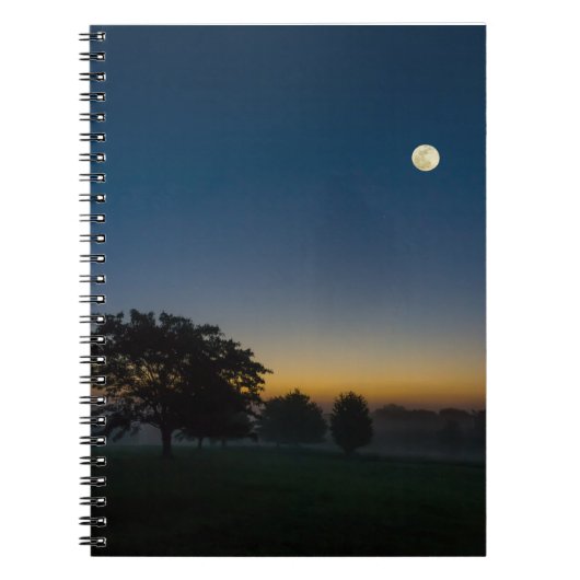 Zomerdageraad met maan notitieboek (Voorkant)