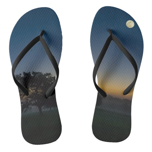 Zomerdageraad met Maan Teenslippers (Voetbed)