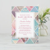 zomerdiamanten | Baby Shower Kaart (Staand voorkant)