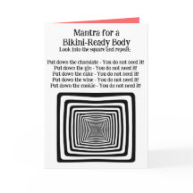 Zomerdieet Mantra Kaart