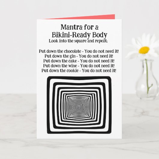 Zomerdieet Mantra Kaart (Kleine Plant)