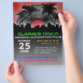 zomerdisco flyer (Hand)
