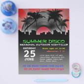 zomerdisco flyer (Enkel)