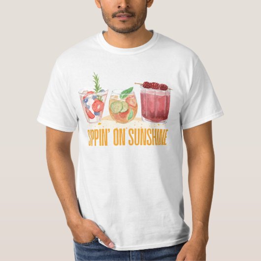 ZOMERDRANKJES T-SHIRT (Voorkant)