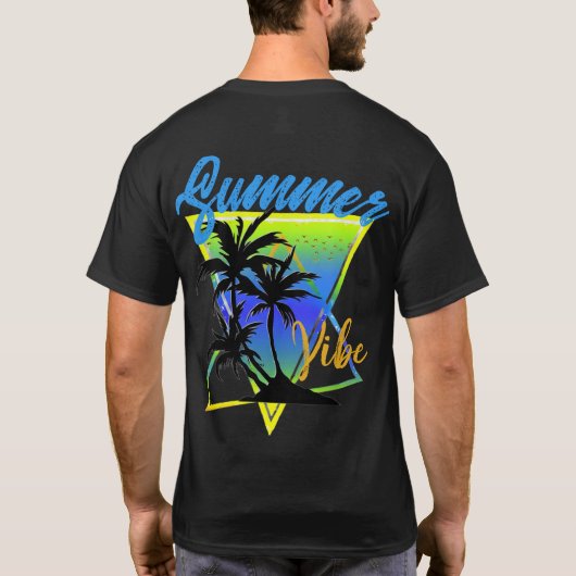 zomerdriehoek t-shirt (Achterkant)