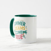 Zomerdromen komen uit, zomerse mok (Voorkant links)