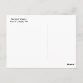 zomerdruiven briefkaart (Achterkant)