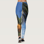 Zomere Palmbomen Leggings (Achterkant)