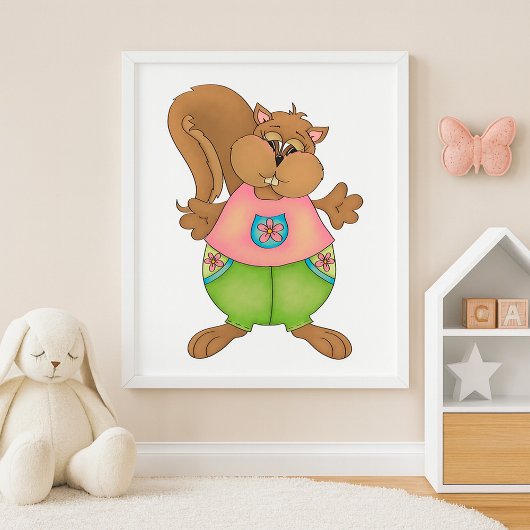 zomereekhoorn poster